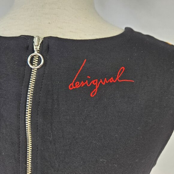 Desigual Vest Bianca Sleeveless Multicolor Floral Print Dress XL - Picture 7 of 16